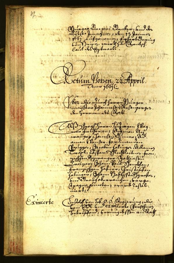 Civic Archives of Bozen-Bolzano - BOhisto Minutes of the council 1661 