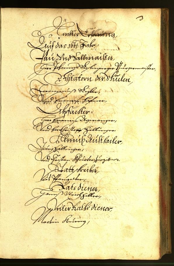 Stadtarchiv Bozen - BOhisto Ratsprotokoll 1661 