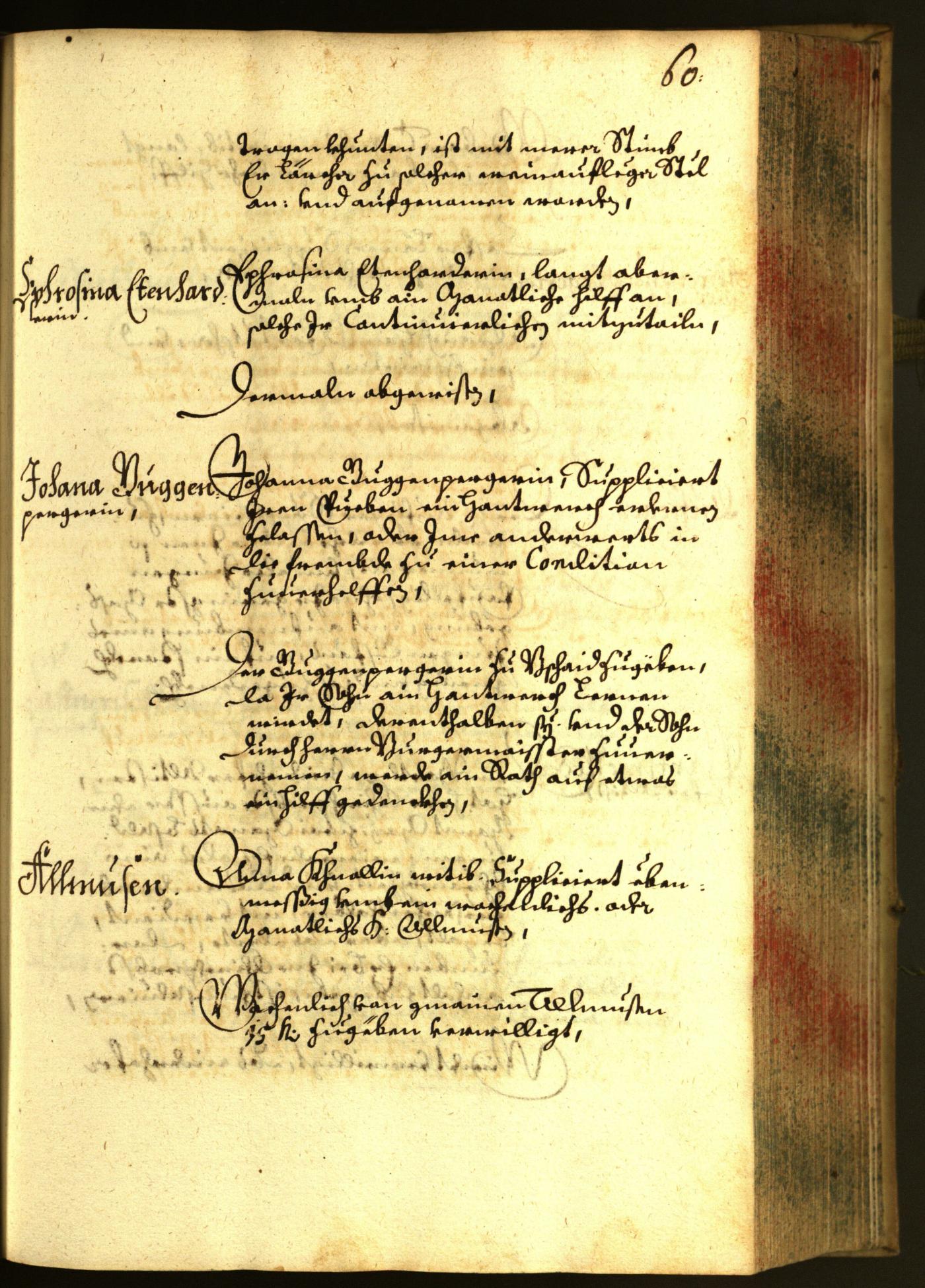 Stadtarchiv Bozen - BOhisto Ratsprotokoll 1661 