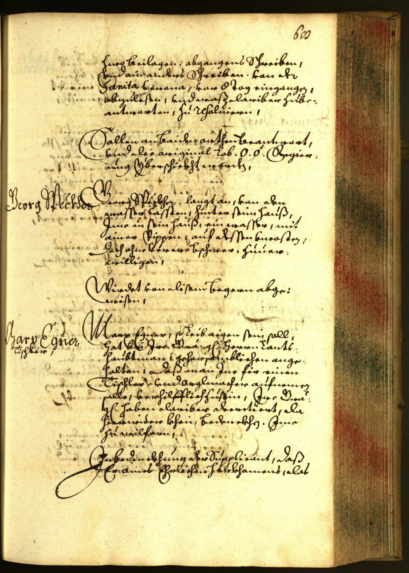 Stadtarchiv Bozen - BOhisto Ratsprotokoll 1661 