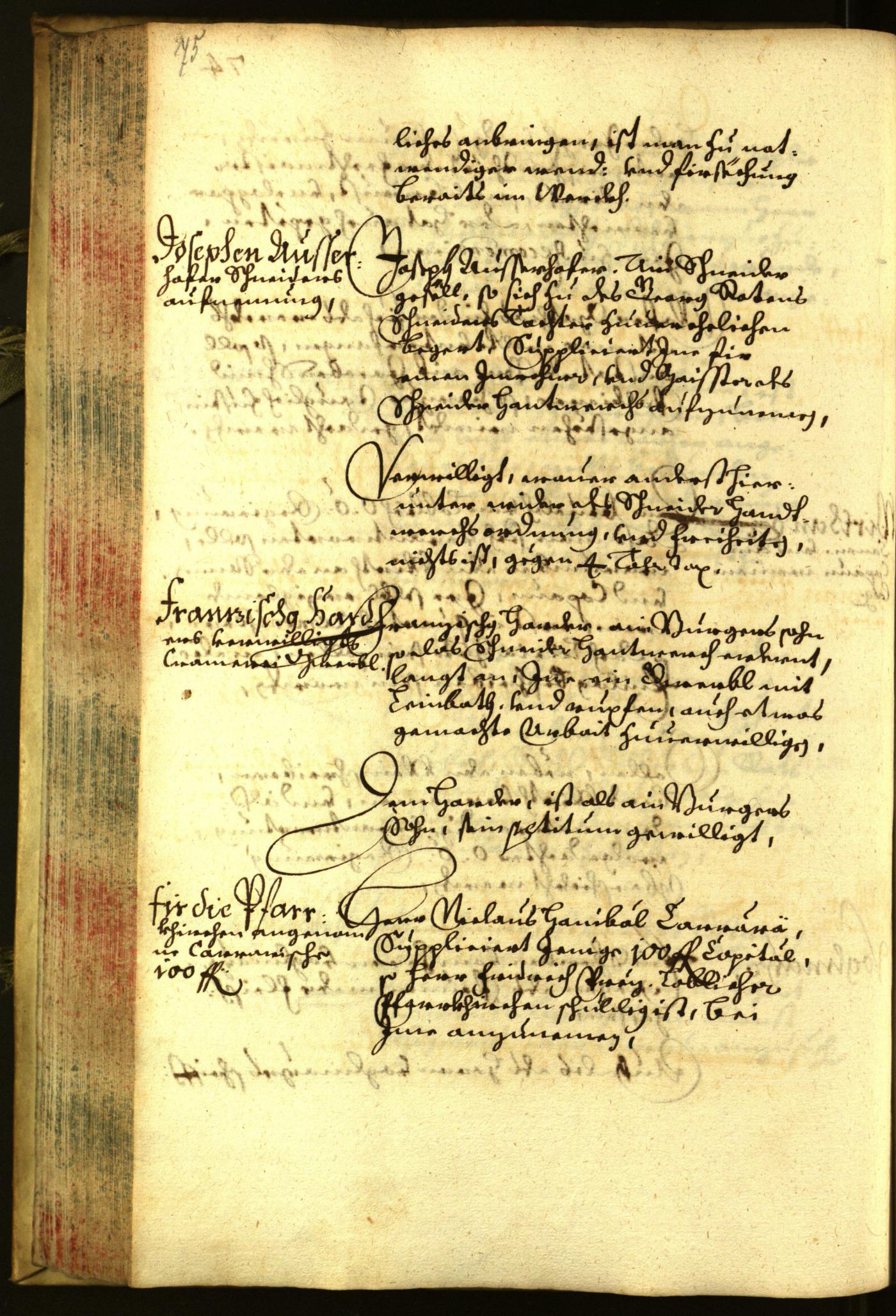 Stadtarchiv Bozen - BOhisto Ratsprotokoll 1661 