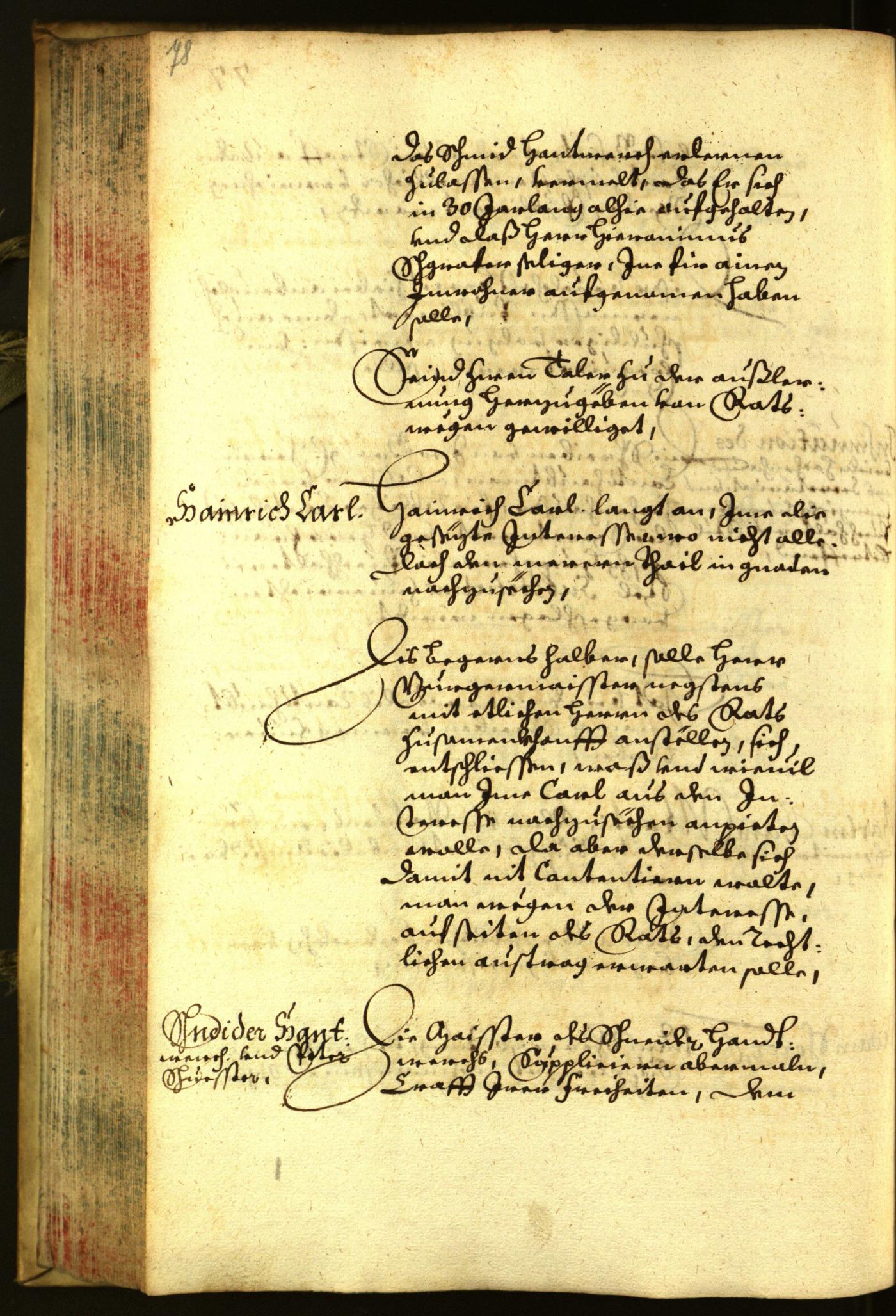 Civic Archives of Bozen-Bolzano - BOhisto Minutes of the council 1661 