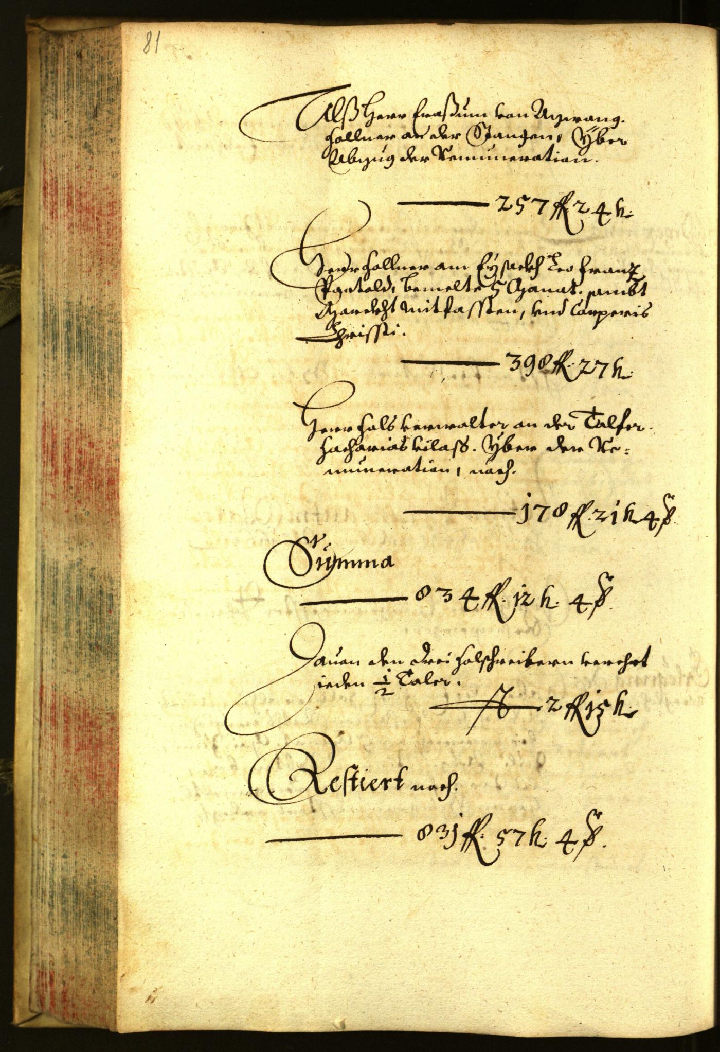 Stadtarchiv Bozen - BOhisto Ratsprotokoll 1661 