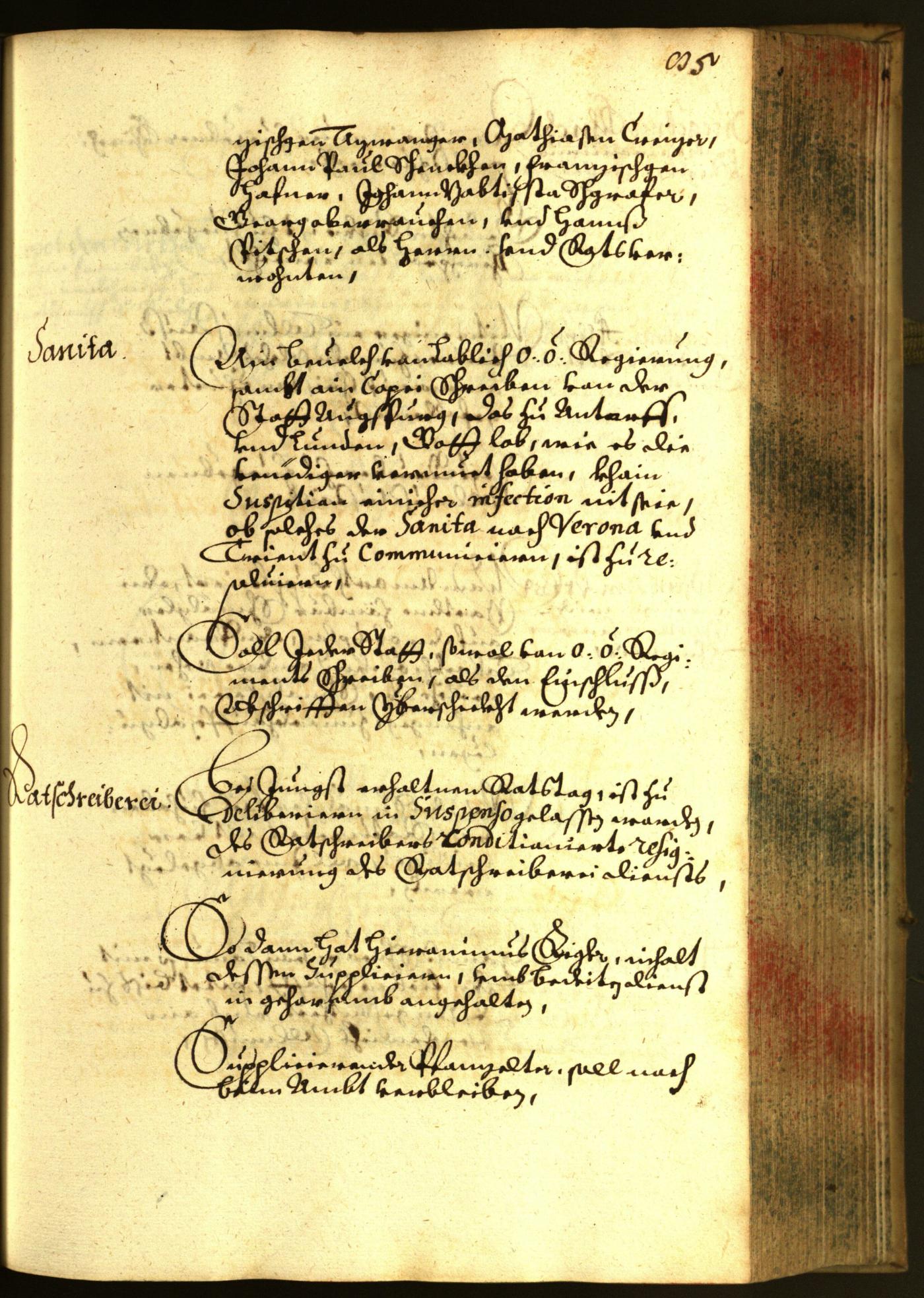 Civic Archives of Bozen-Bolzano - BOhisto Minutes of the council 1661 