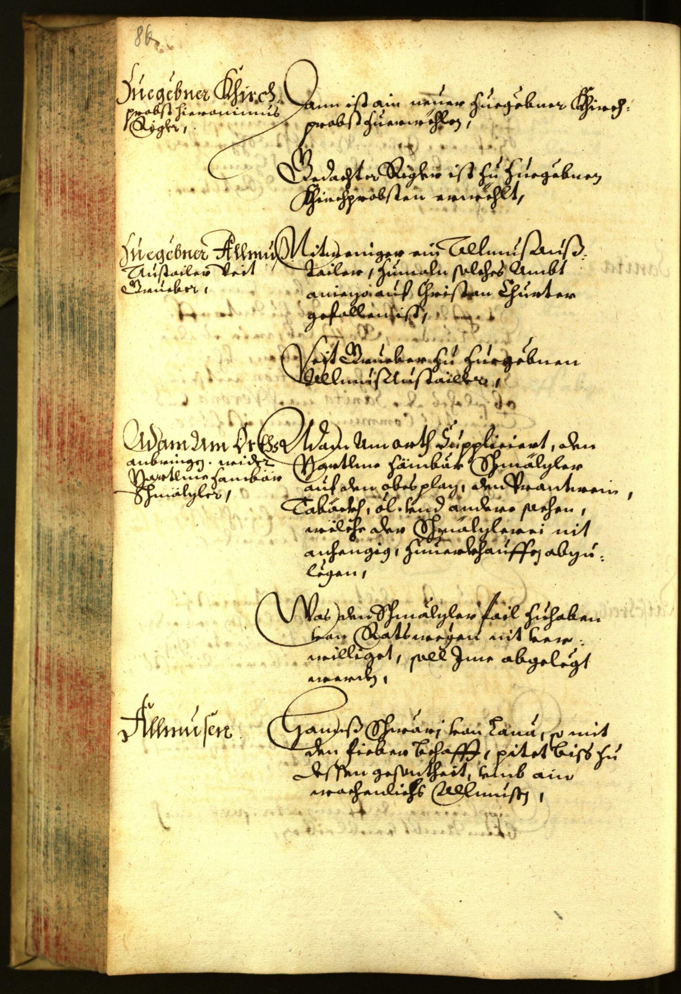 Civic Archives of Bozen-Bolzano - BOhisto Minutes of the council 1661 