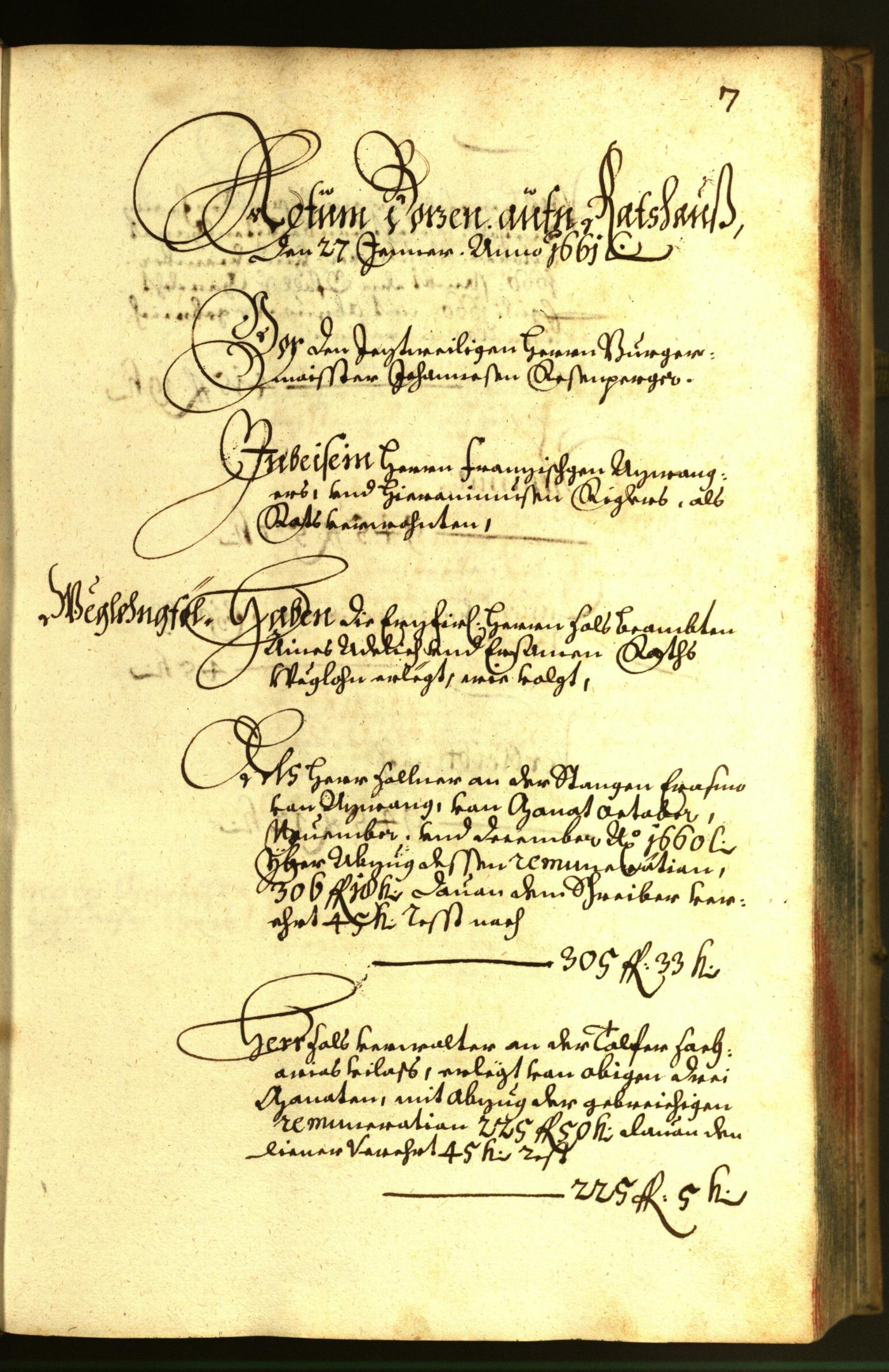 Civic Archives of Bozen-Bolzano - BOhisto Minutes of the council 1661 