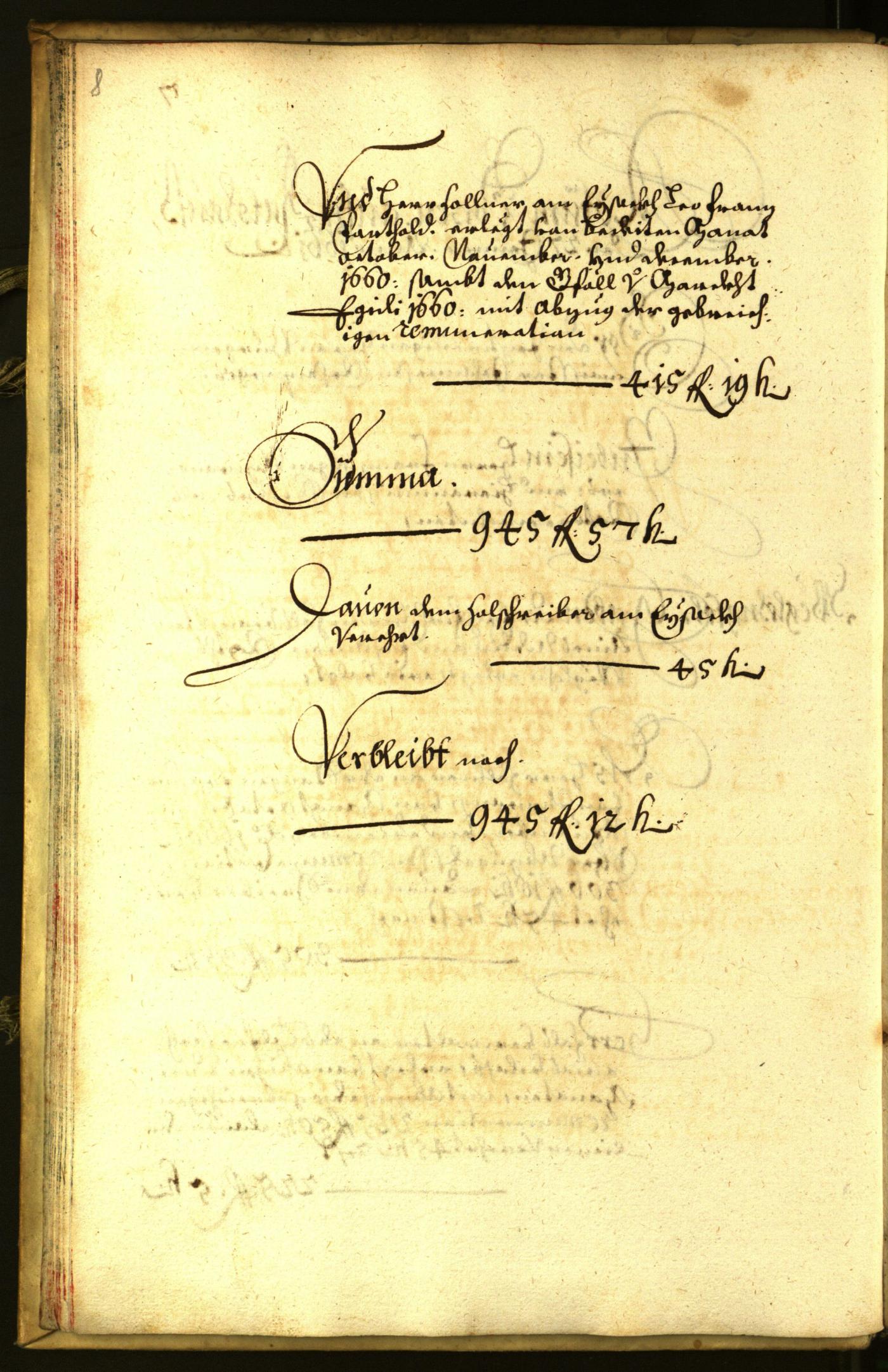 Stadtarchiv Bozen - BOhisto Ratsprotokoll 1661 