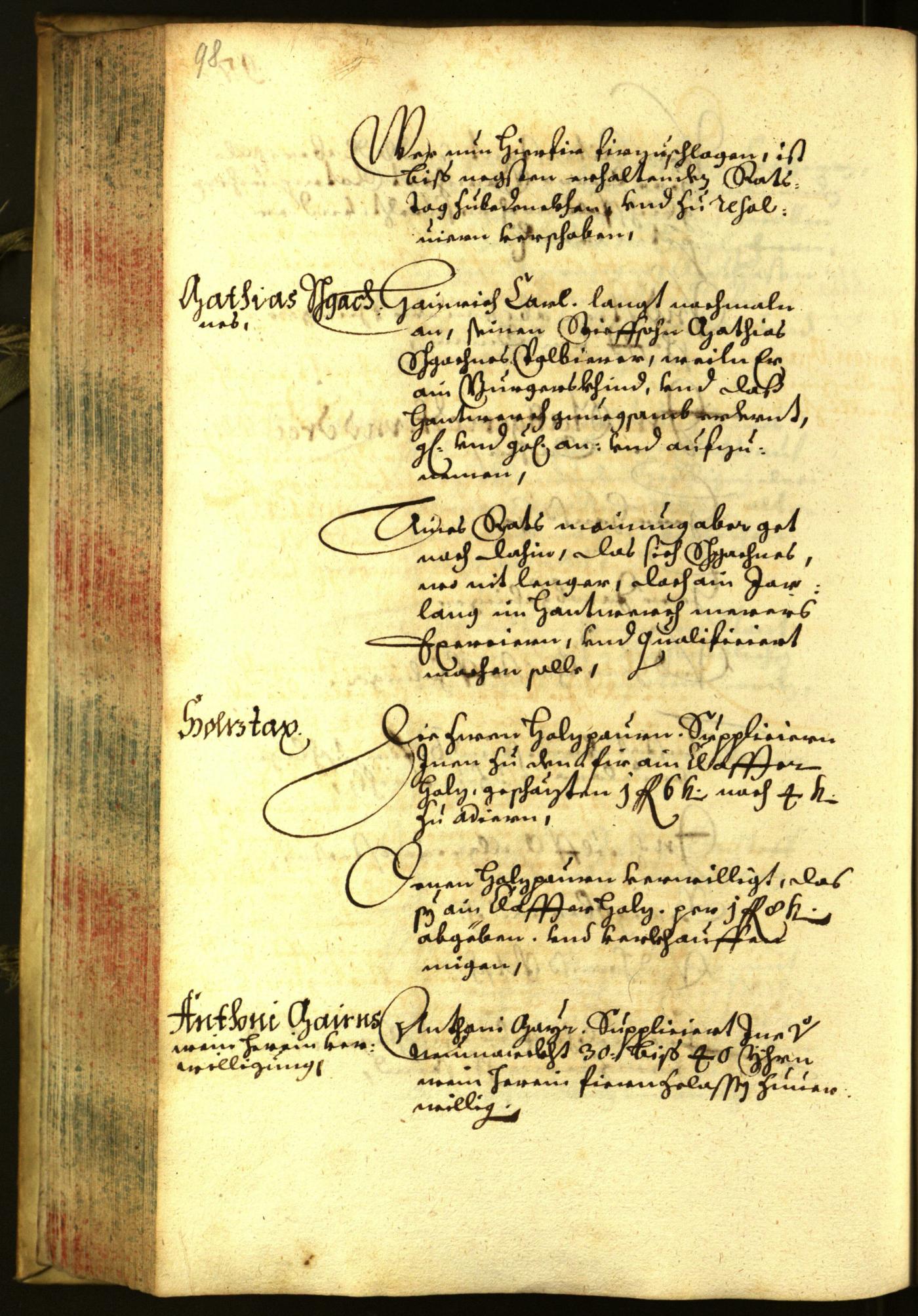 Civic Archives of Bozen-Bolzano - BOhisto Minutes of the council 1661 