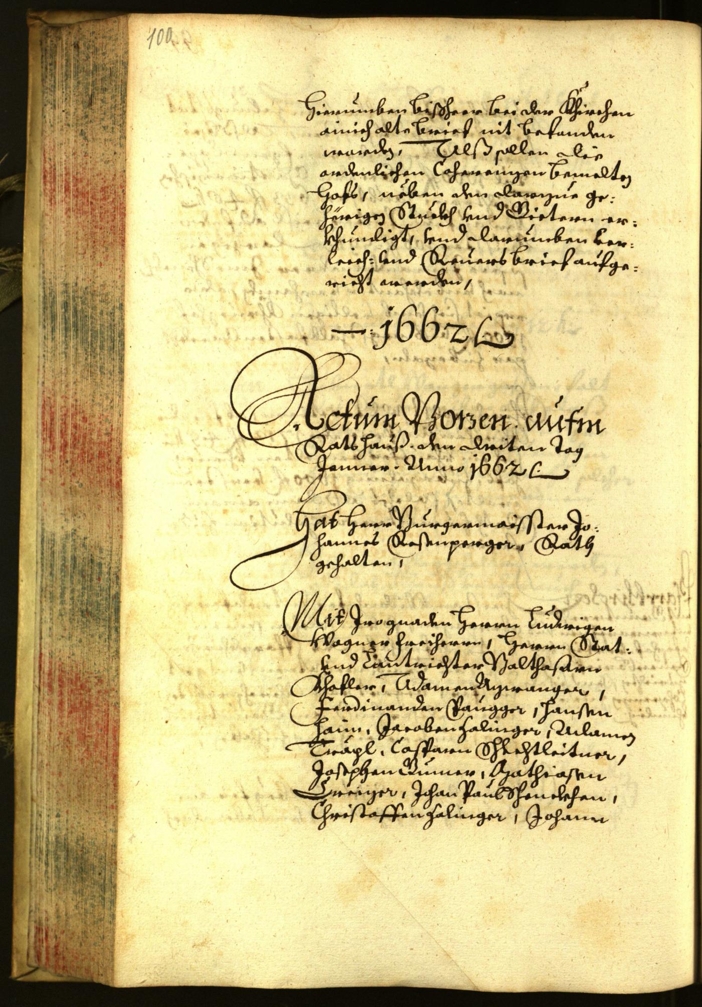 Civic Archives of Bozen-Bolzano - BOhisto Minutes of the council 1661 