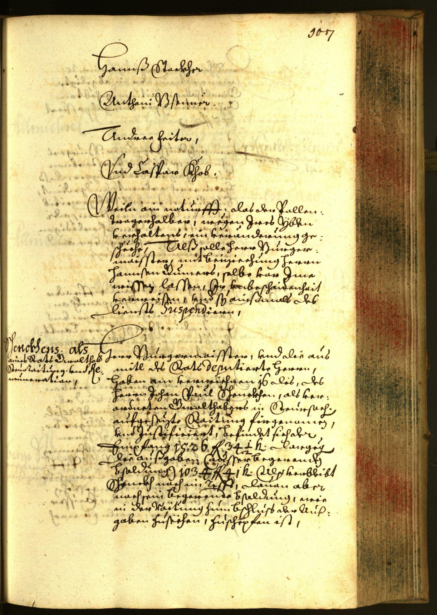 Stadtarchiv Bozen - BOhisto Ratsprotokoll 1661 