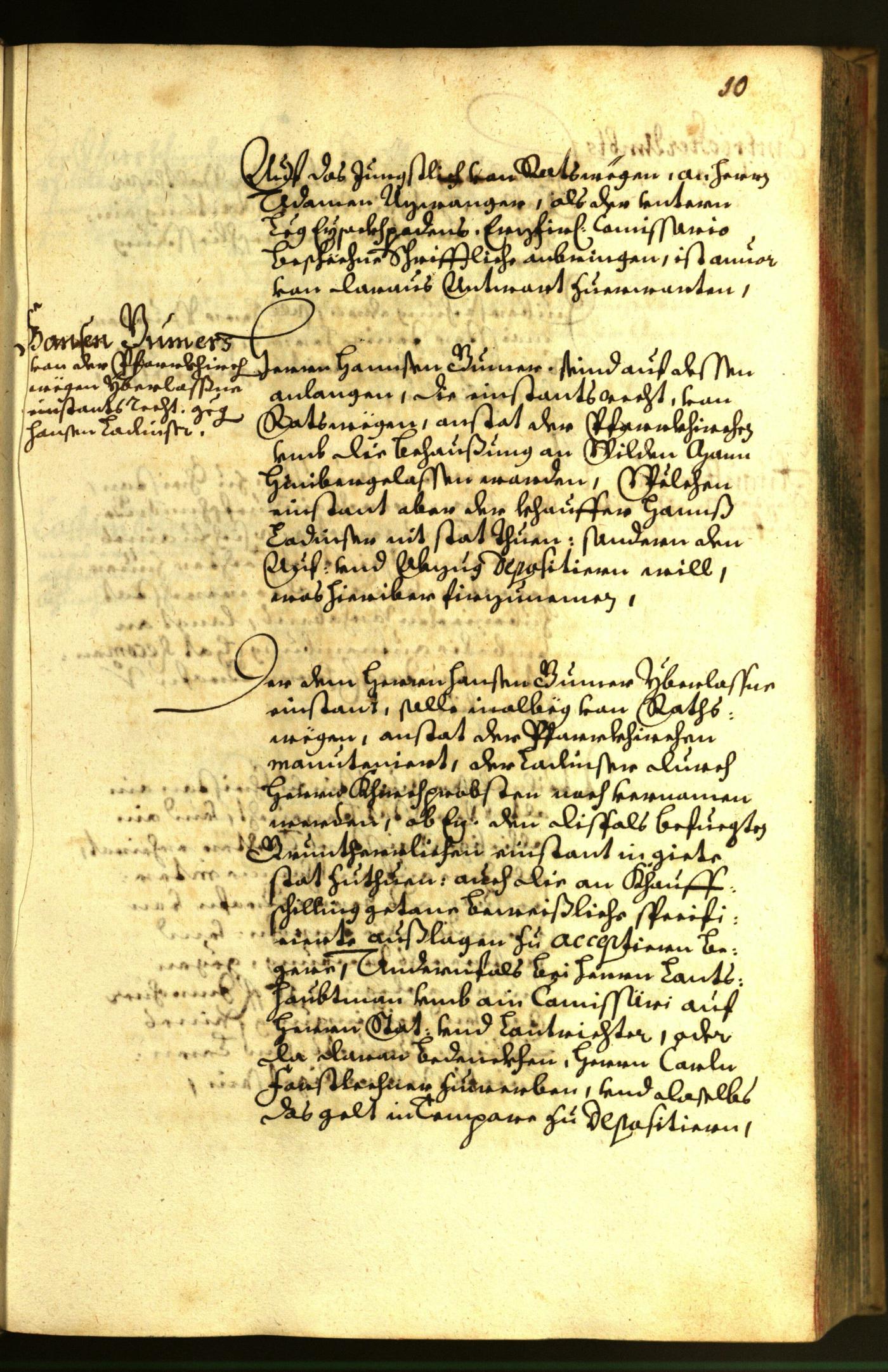 Civic Archives of Bozen-Bolzano - BOhisto Minutes of the council 1661 