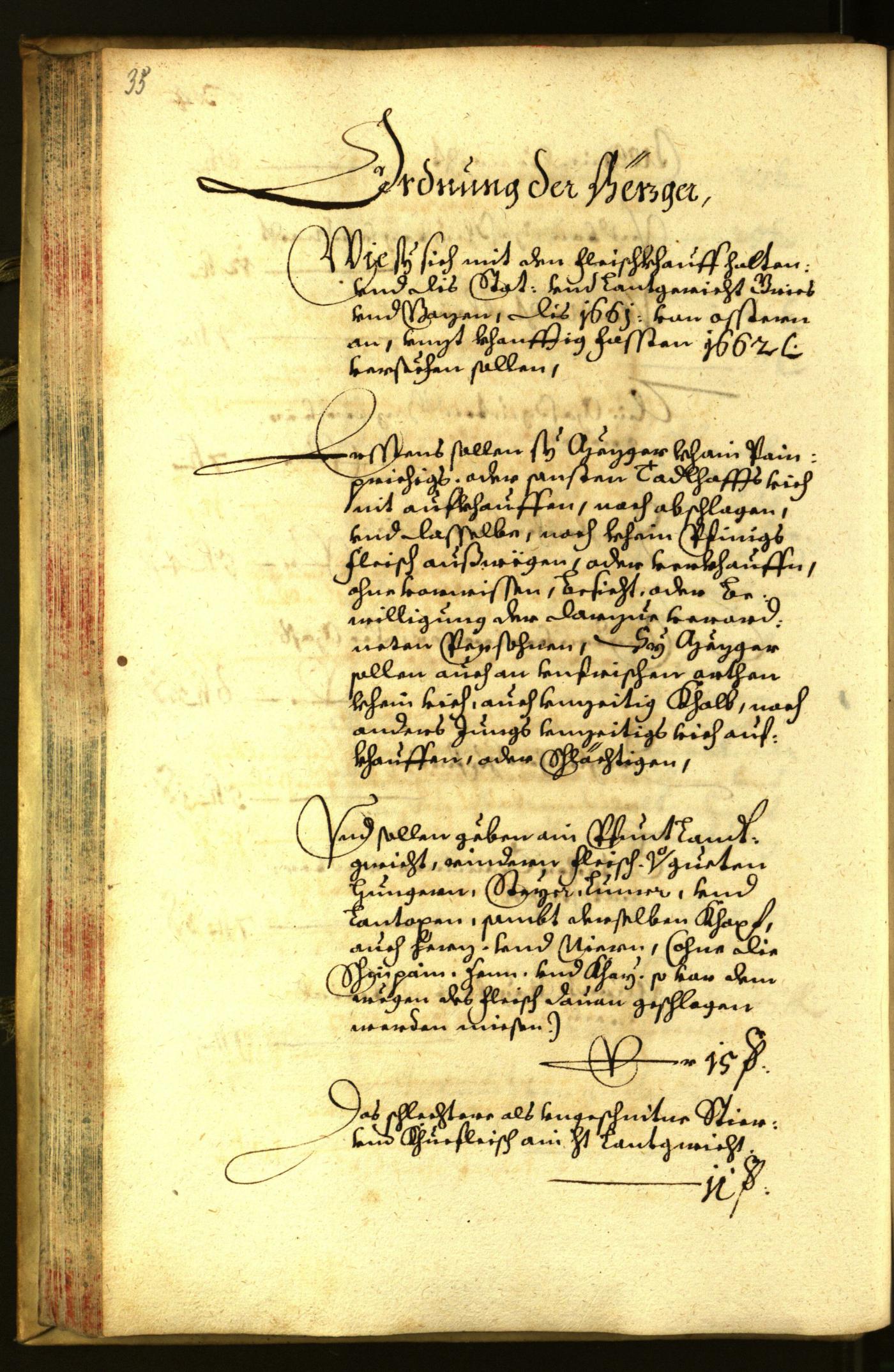 Civic Archives of Bozen-Bolzano - BOhisto Minutes of the council 1661 