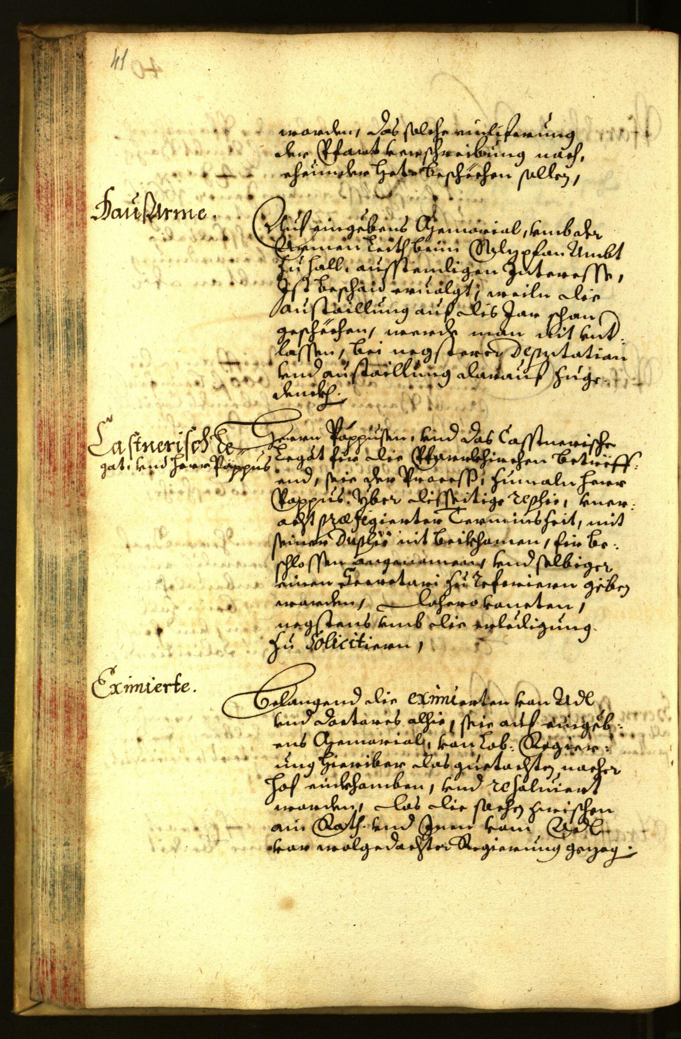 Stadtarchiv Bozen - BOhisto Ratsprotokoll 1661 