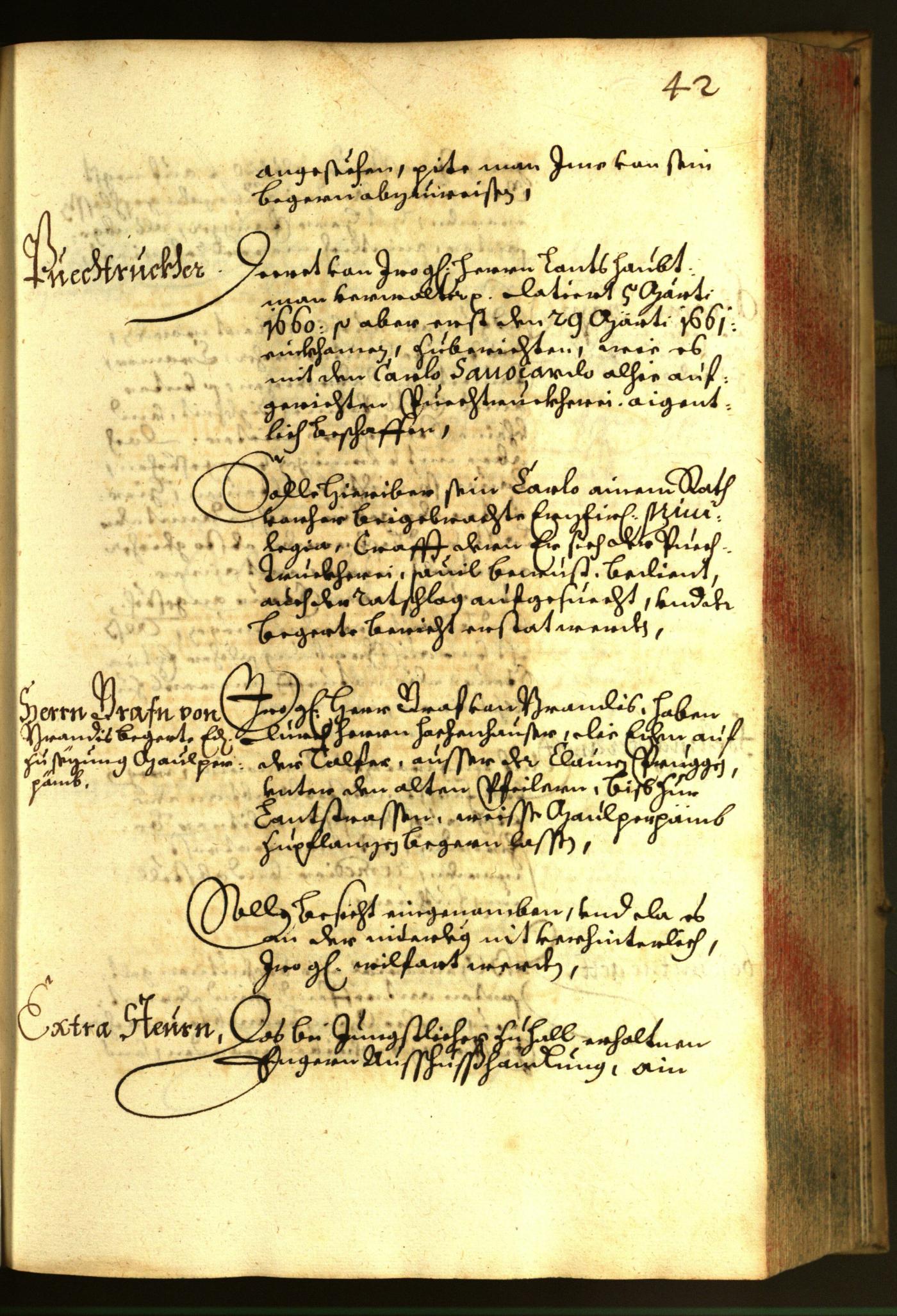 Civic Archives of Bozen-Bolzano - BOhisto Minutes of the council 1661 