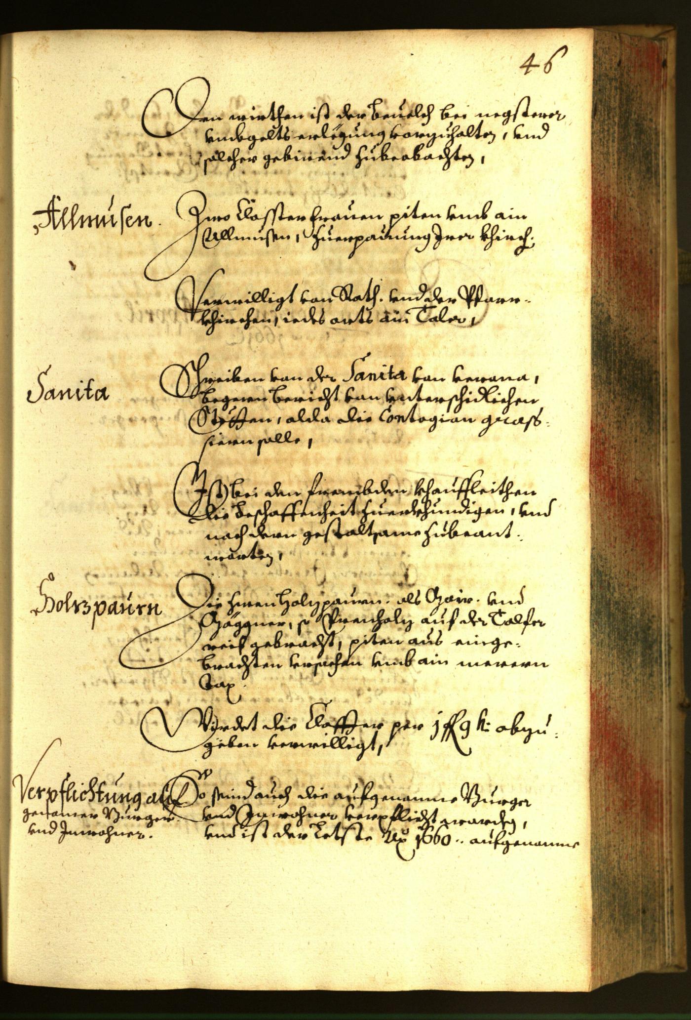 Civic Archives of Bozen-Bolzano - BOhisto Minutes of the council 1661 