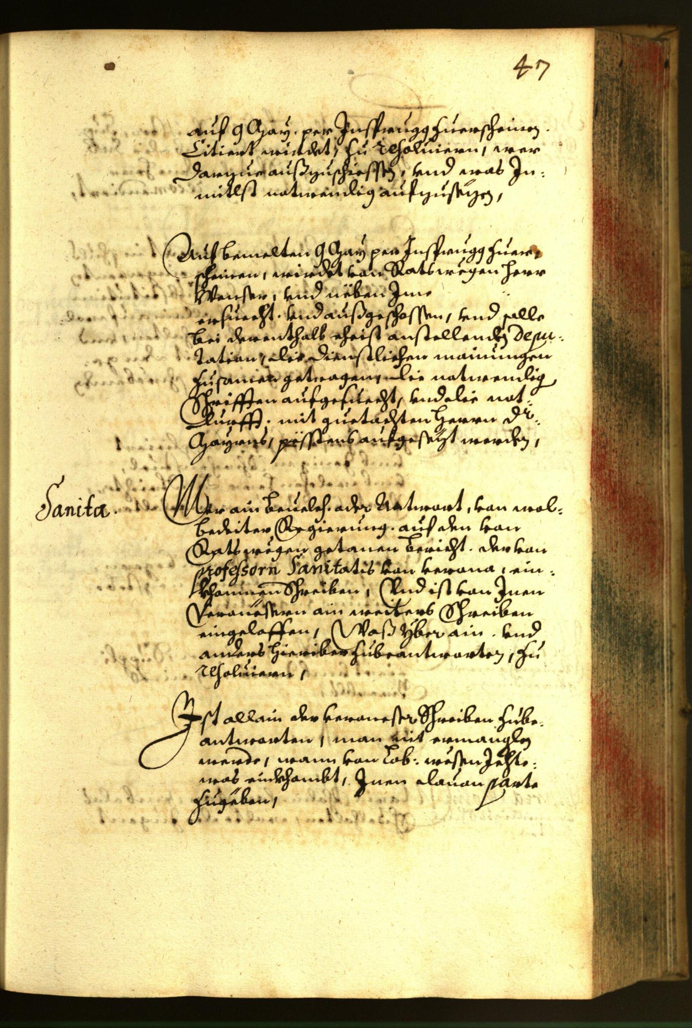 Stadtarchiv Bozen - BOhisto Ratsprotokoll 1661 