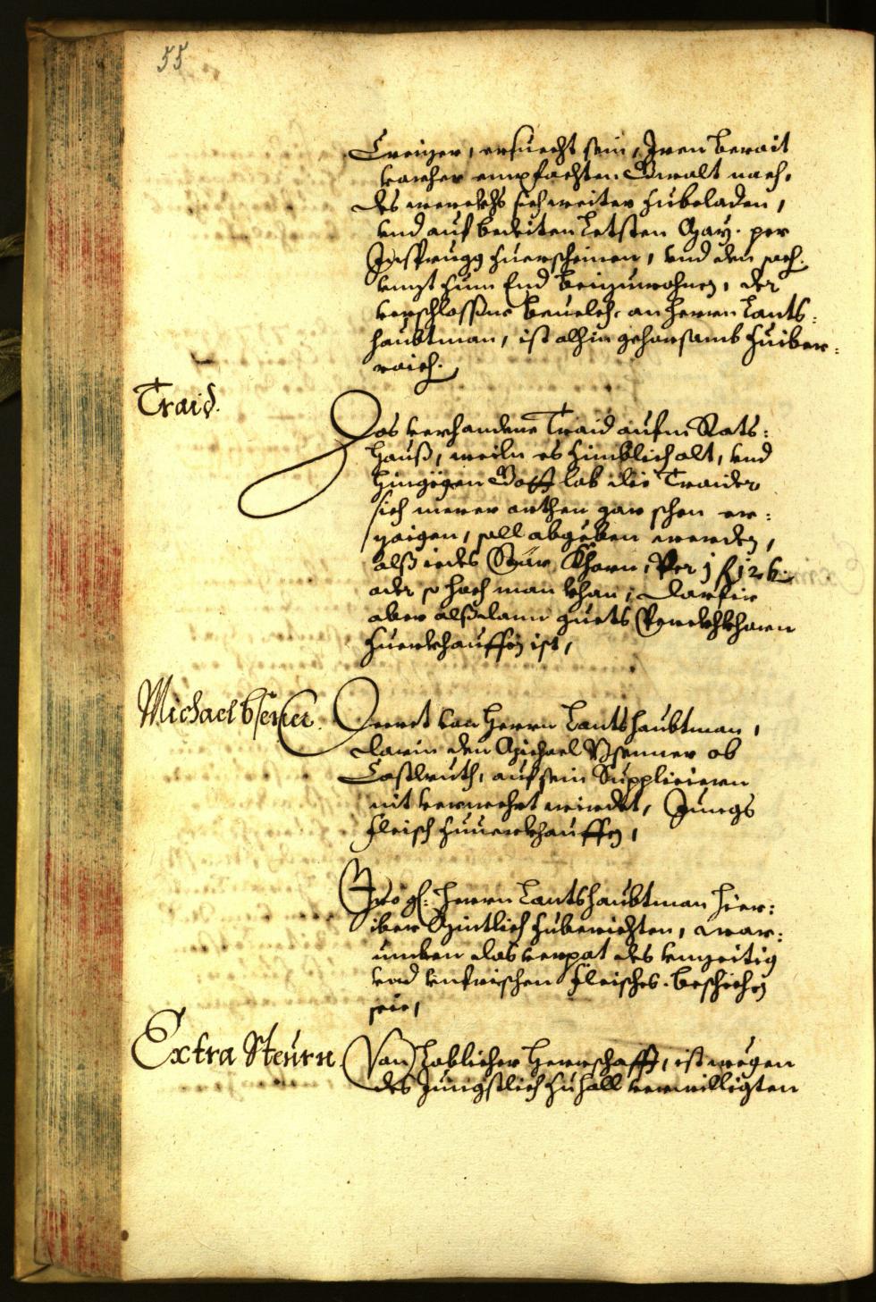 Stadtarchiv Bozen - BOhisto Ratsprotokoll 1661 