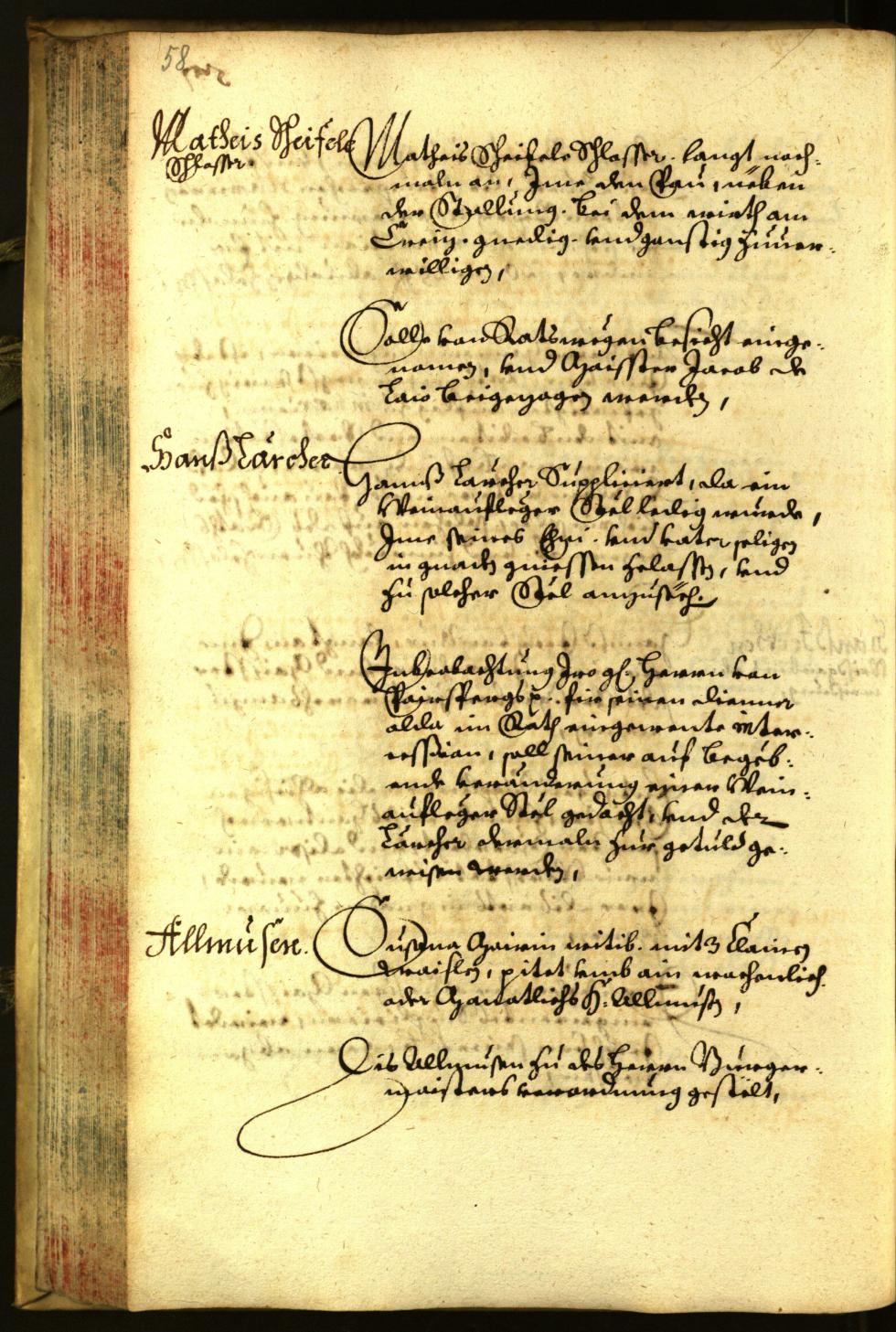 Civic Archives of Bozen-Bolzano - BOhisto Minutes of the council 1661 