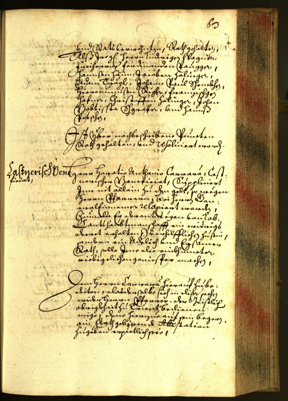 Stadtarchiv Bozen - BOhisto Ratsprotokoll 1661 