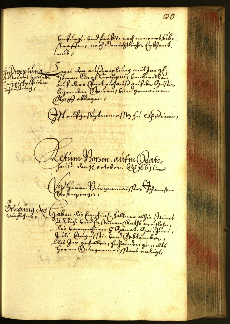 Civic Archives of Bozen-Bolzano - BOhisto Minutes of the council 1661 