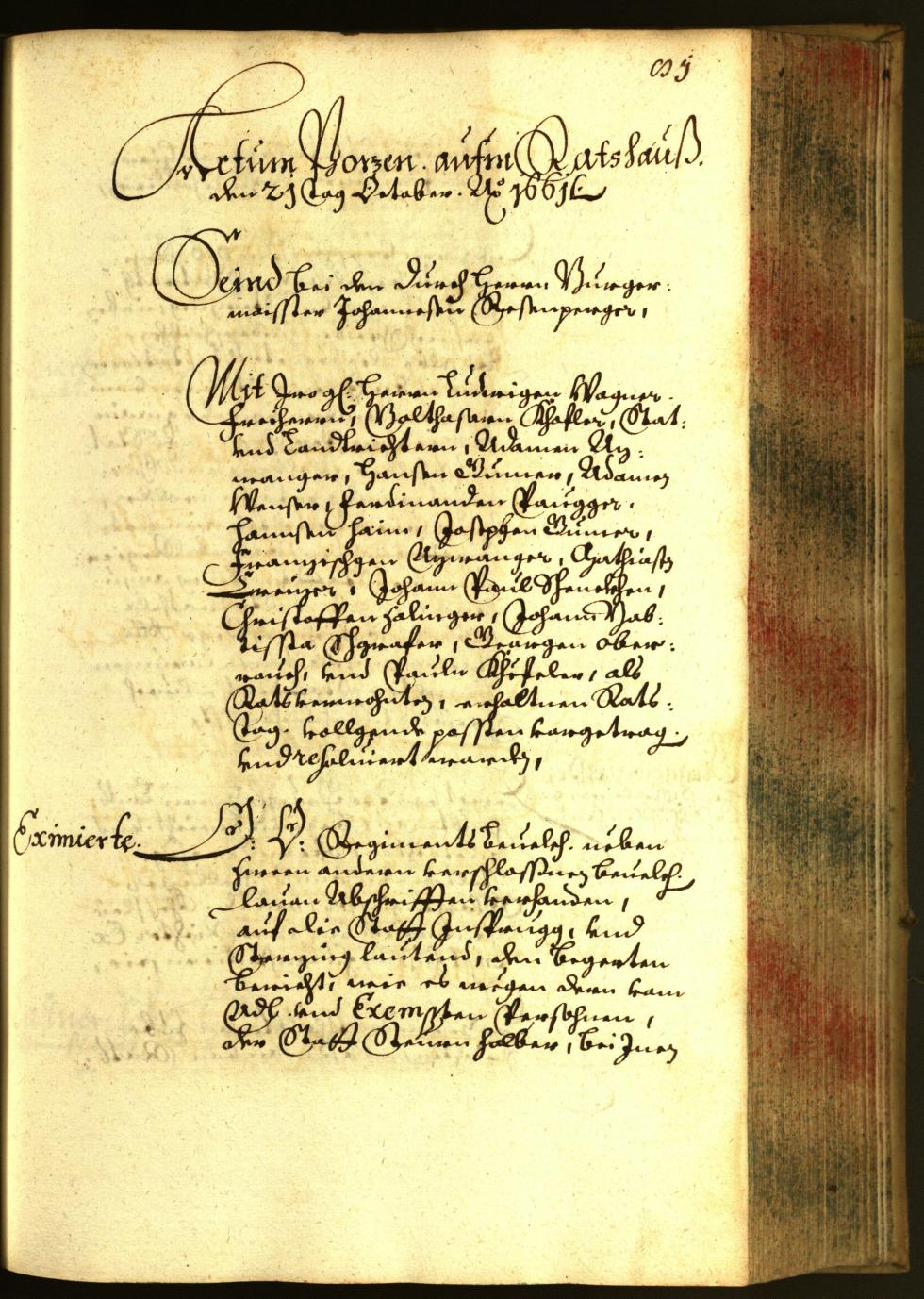 Civic Archives of Bozen-Bolzano - BOhisto Minutes of the council 1661 