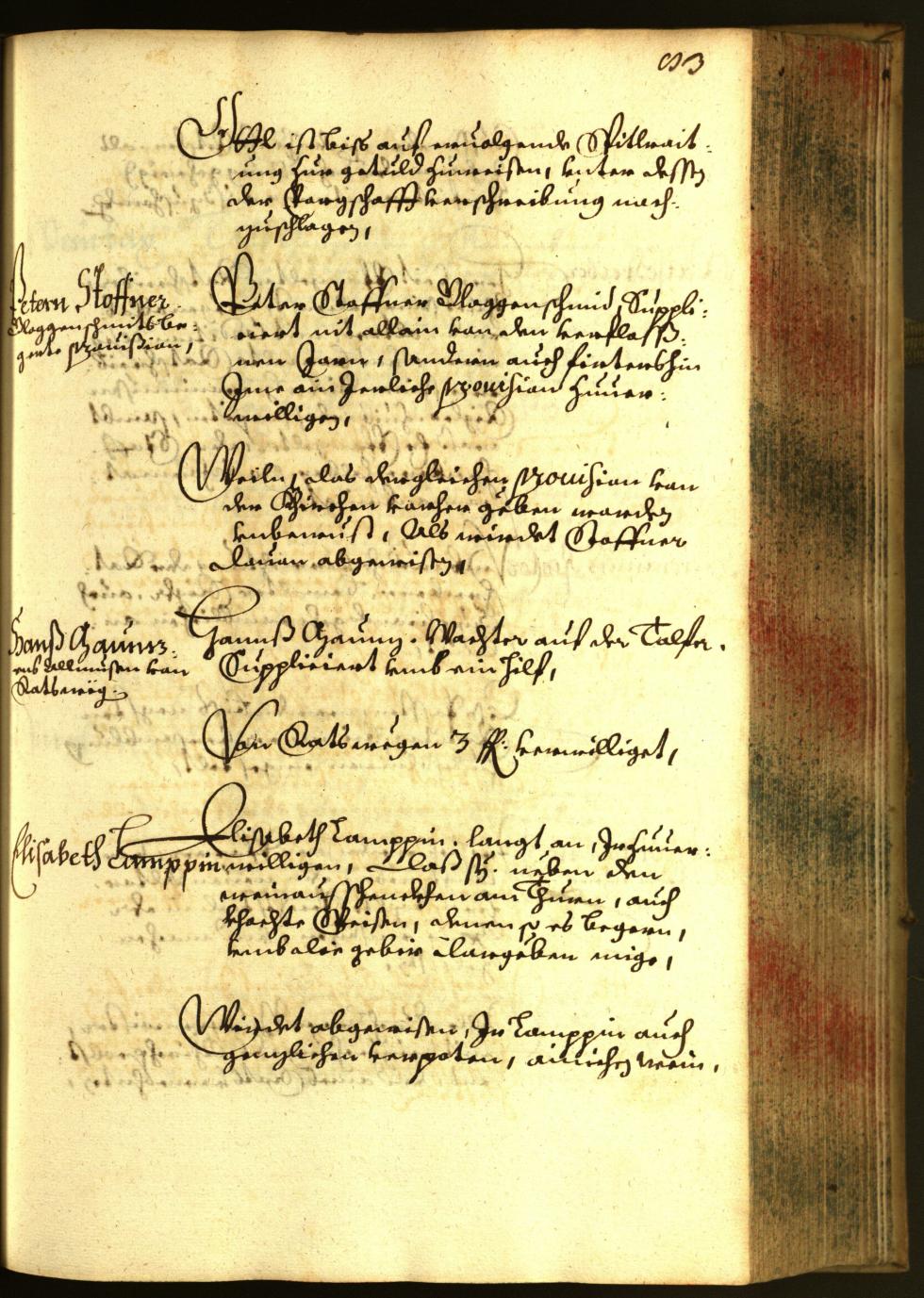 Stadtarchiv Bozen - BOhisto Ratsprotokoll 1661 