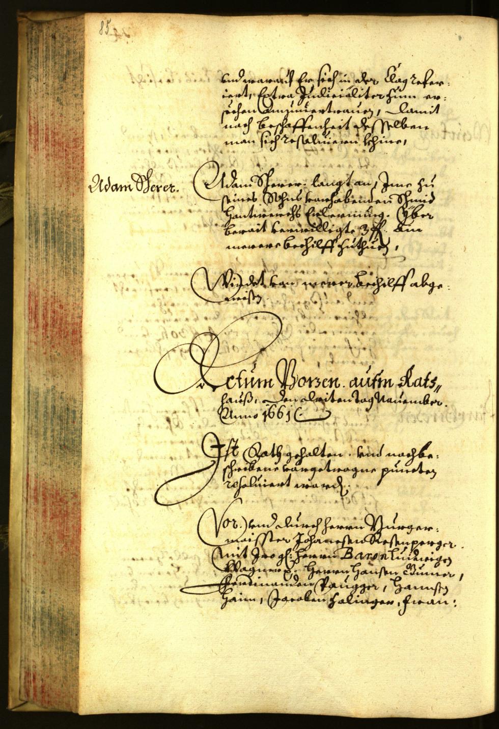 Civic Archives of Bozen-Bolzano - BOhisto Minutes of the council 1661 