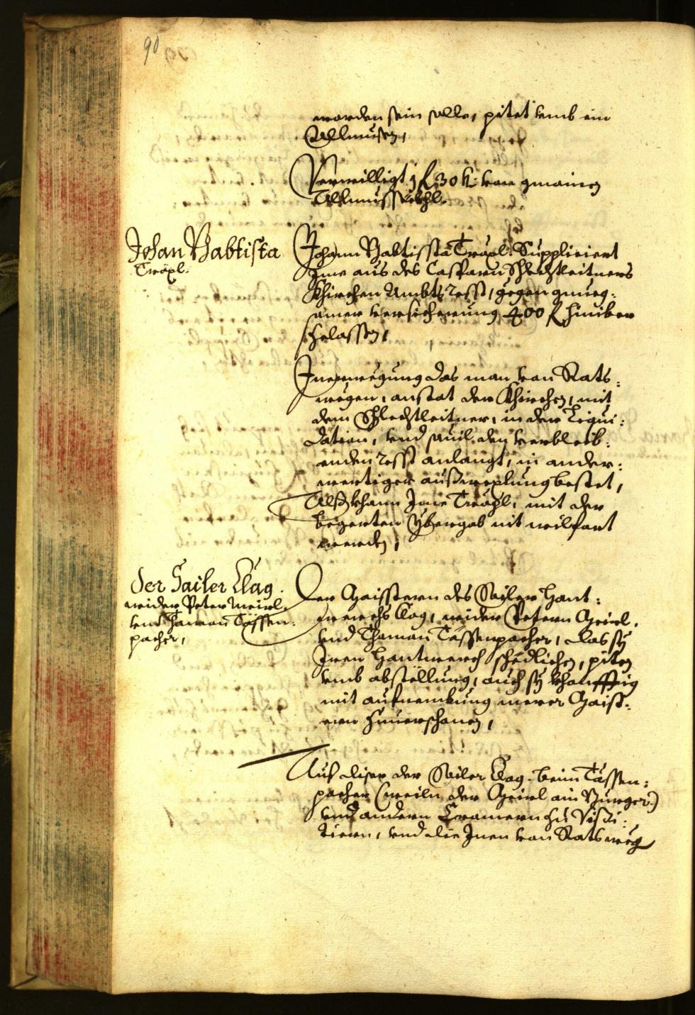 Stadtarchiv Bozen - BOhisto Ratsprotokoll 1661 