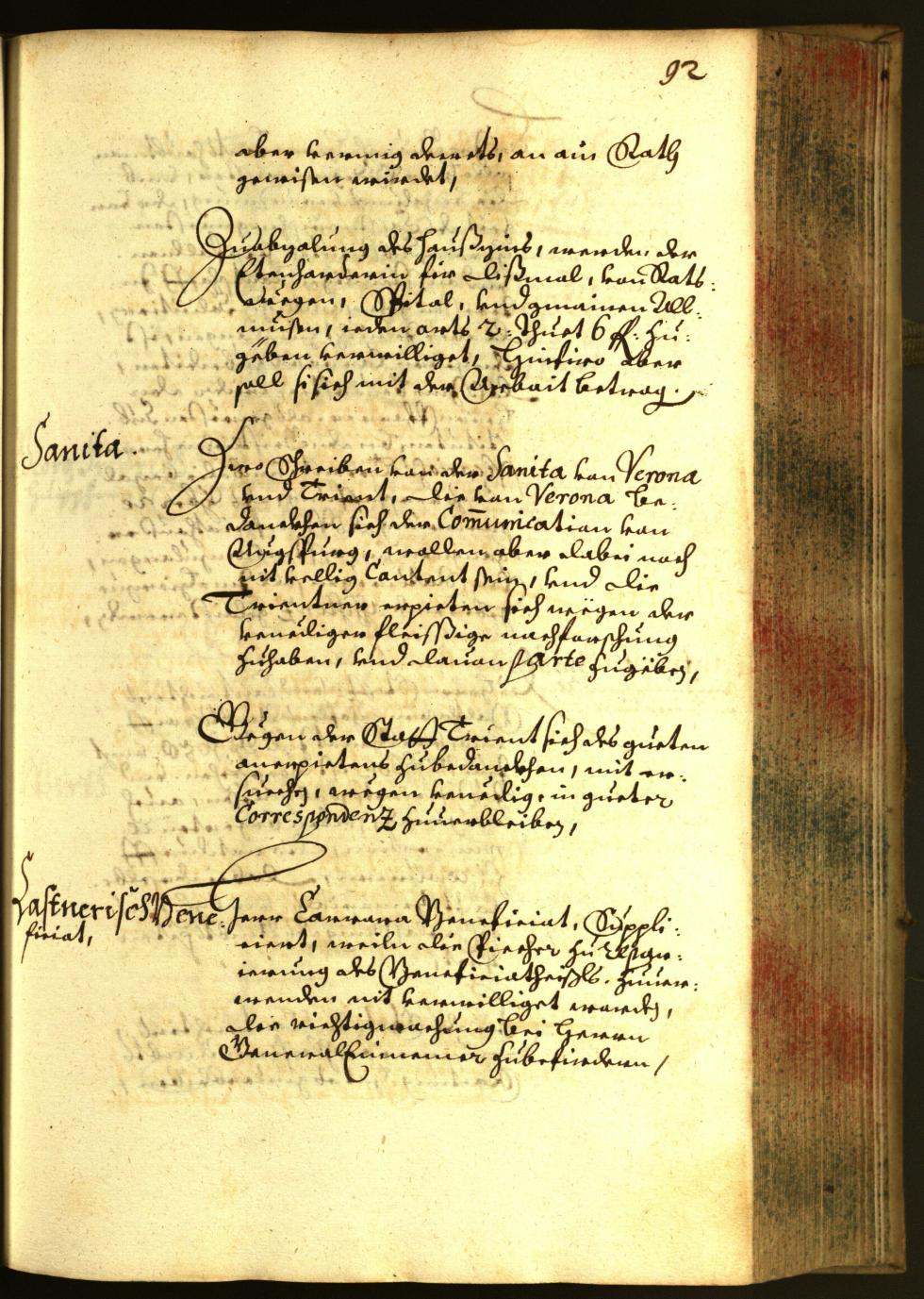 Stadtarchiv Bozen - BOhisto Ratsprotokoll 1661 