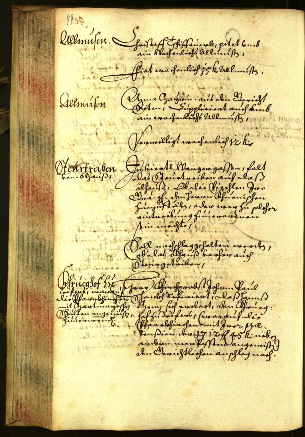 Stadtarchiv Bozen - BOhisto Ratsprotokoll 1661 