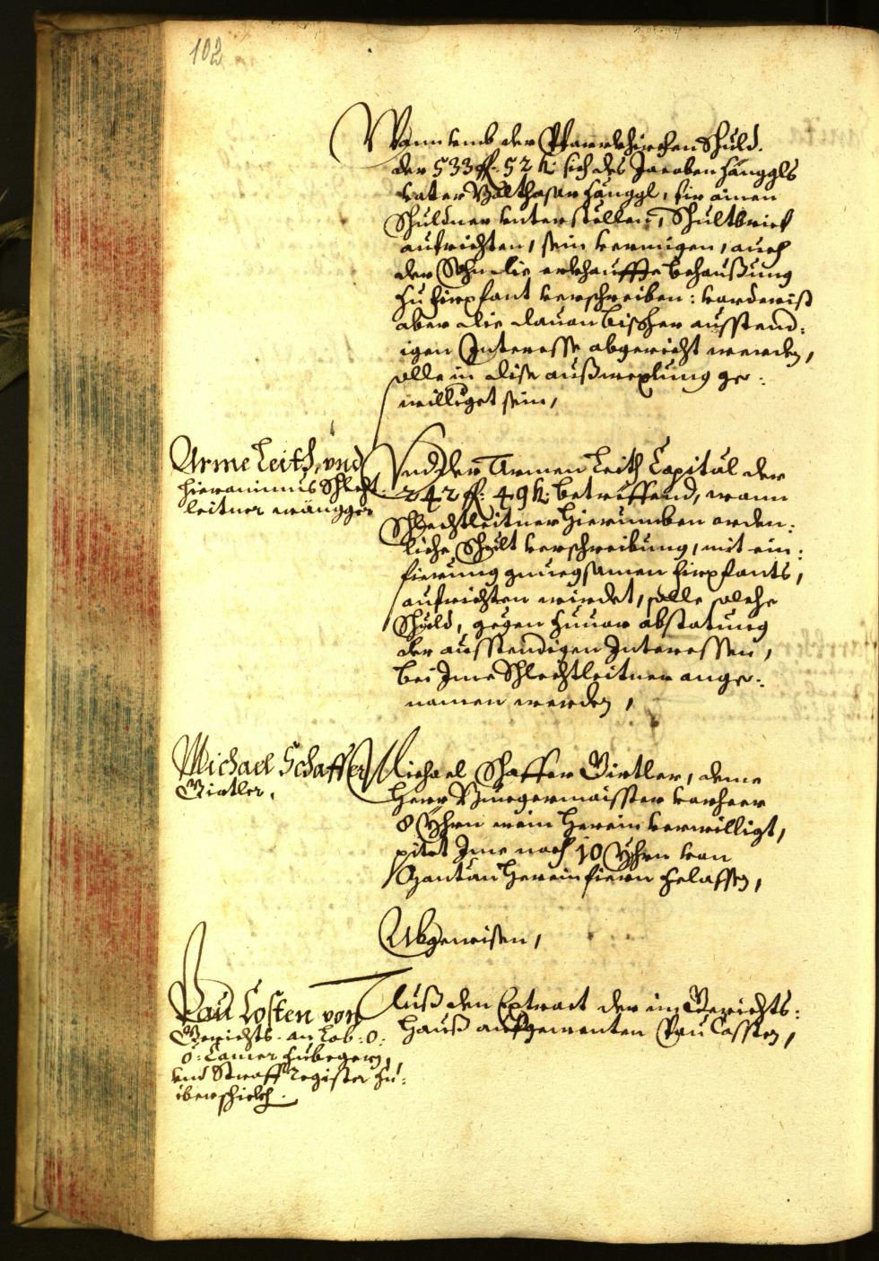 Stadtarchiv Bozen - BOhisto Ratsprotokoll 1661 