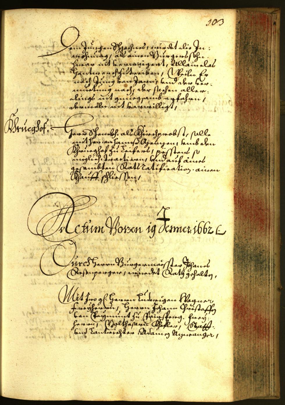 Civic Archives of Bozen-Bolzano - BOhisto Minutes of the council 1661 