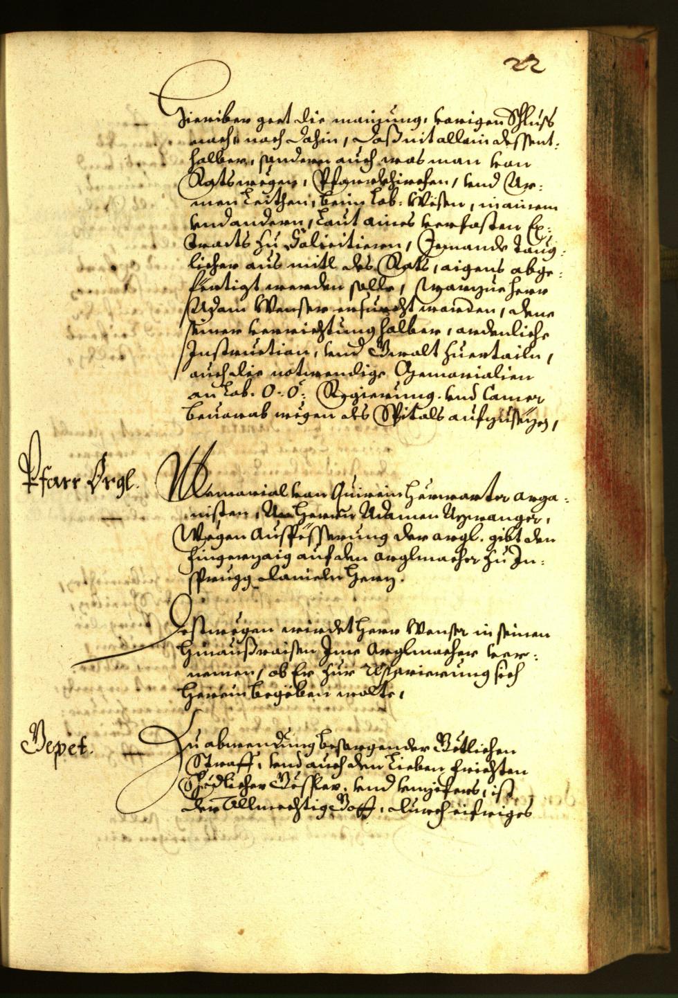 Civic Archives of Bozen-Bolzano - BOhisto Minutes of the council 1661 