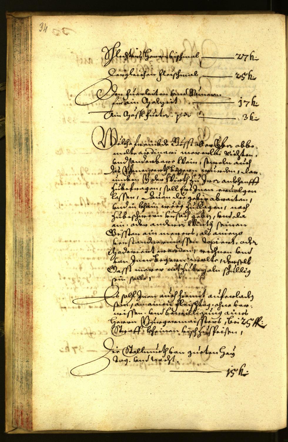 Stadtarchiv Bozen - BOhisto Ratsprotokoll 1661 