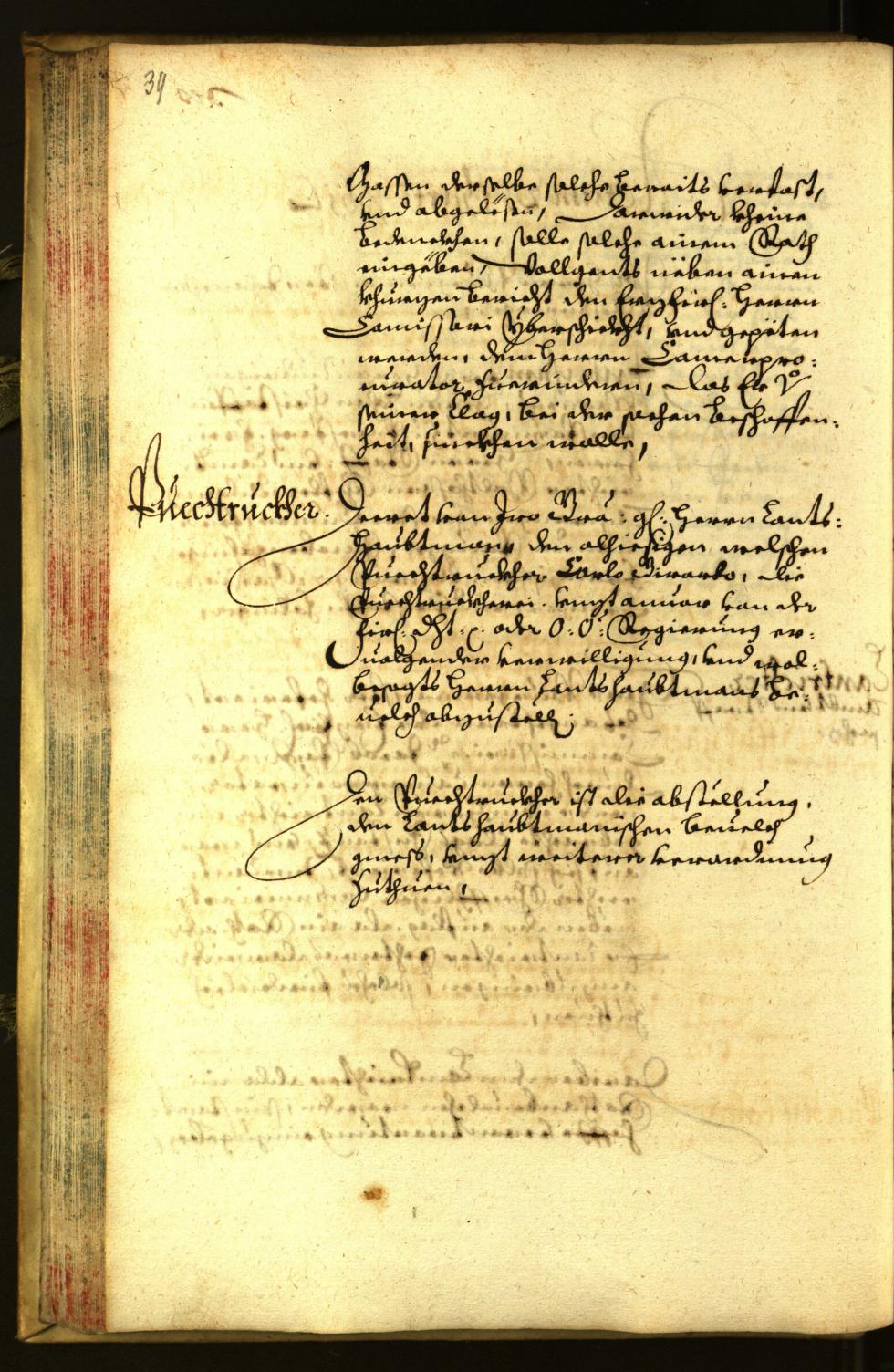 Stadtarchiv Bozen - BOhisto Ratsprotokoll 1661 