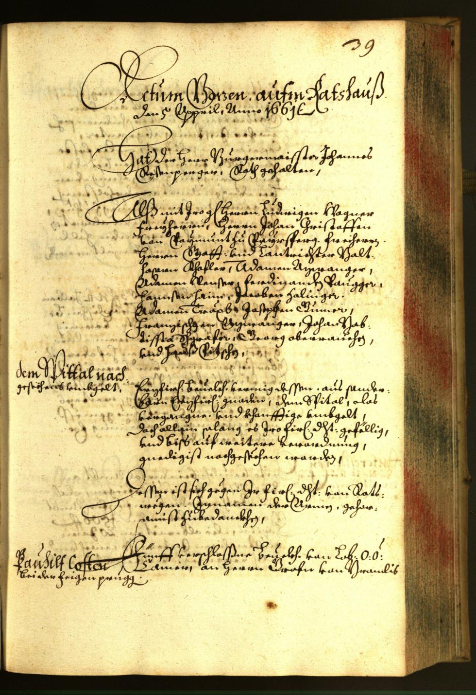 Civic Archives of Bozen-Bolzano - BOhisto Minutes of the council 1661 