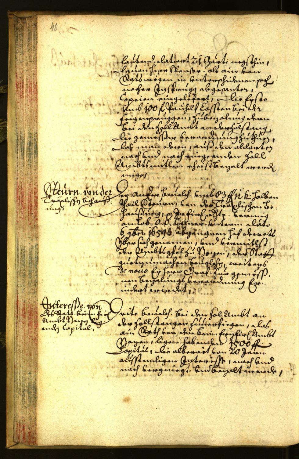 Stadtarchiv Bozen - BOhisto Ratsprotokoll 1661 