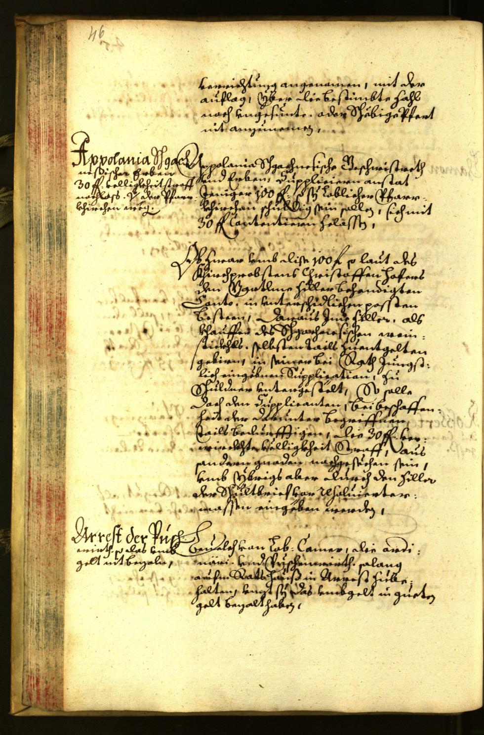 Stadtarchiv Bozen - BOhisto Ratsprotokoll 1661 