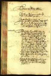 Civic Archives of Bozen-Bolzano - BOhisto Minutes of the council 1661 - 