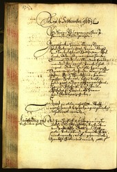 Stadtarchiv Bozen - BOhisto Ratsprotokoll 1661 - 