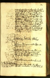 Stadtarchiv Bozen - BOhisto Ratsprotokoll 1661 - 