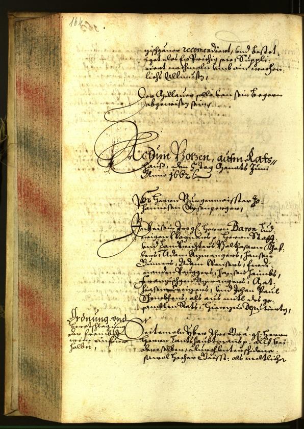 Civic Archives of Bozen-Bolzano - BOhisto Minutes of the council 1662 