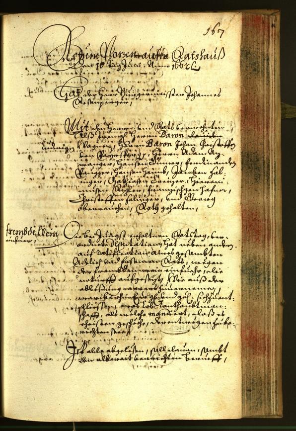 Civic Archives of Bozen-Bolzano - BOhisto Minutes of the council 1662 