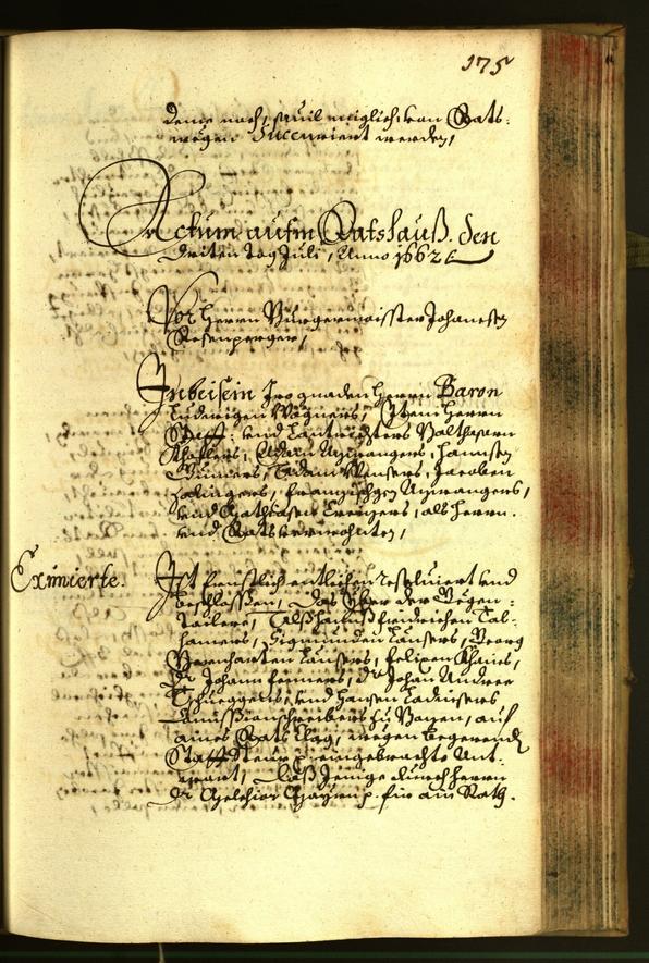 Civic Archives of Bozen-Bolzano - BOhisto Minutes of the council 1662 