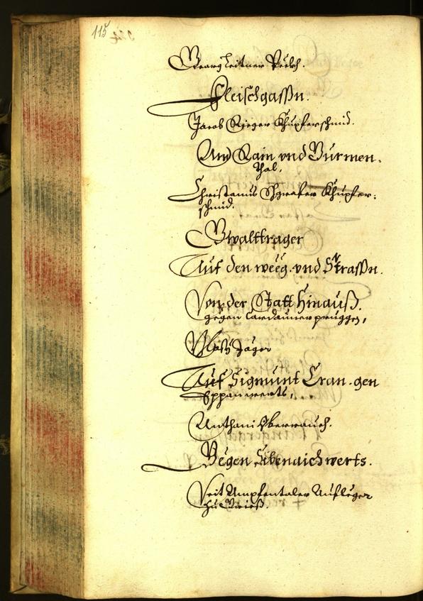 Stadtarchiv Bozen - BOhisto Ratsprotokoll 1662 