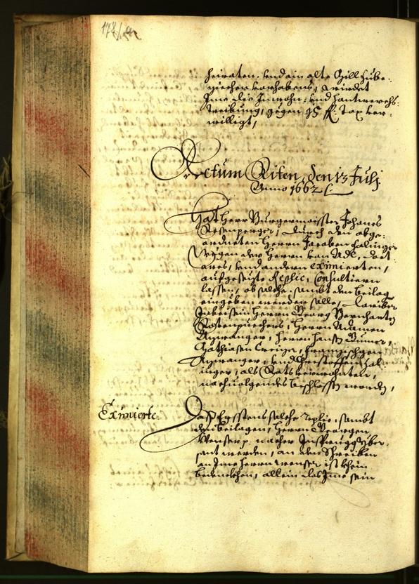 Civic Archives of Bozen-Bolzano - BOhisto Minutes of the council 1662 