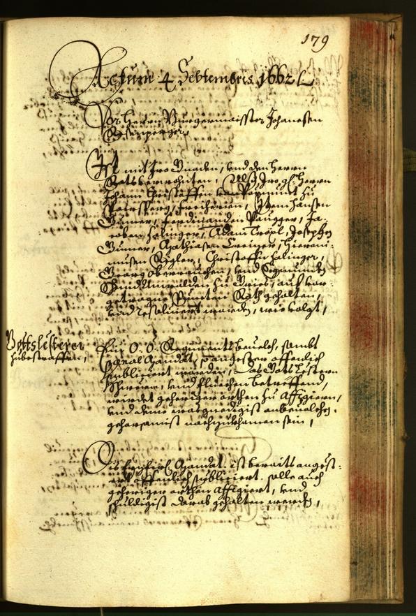 Civic Archives of Bozen-Bolzano - BOhisto Minutes of the council 1662 