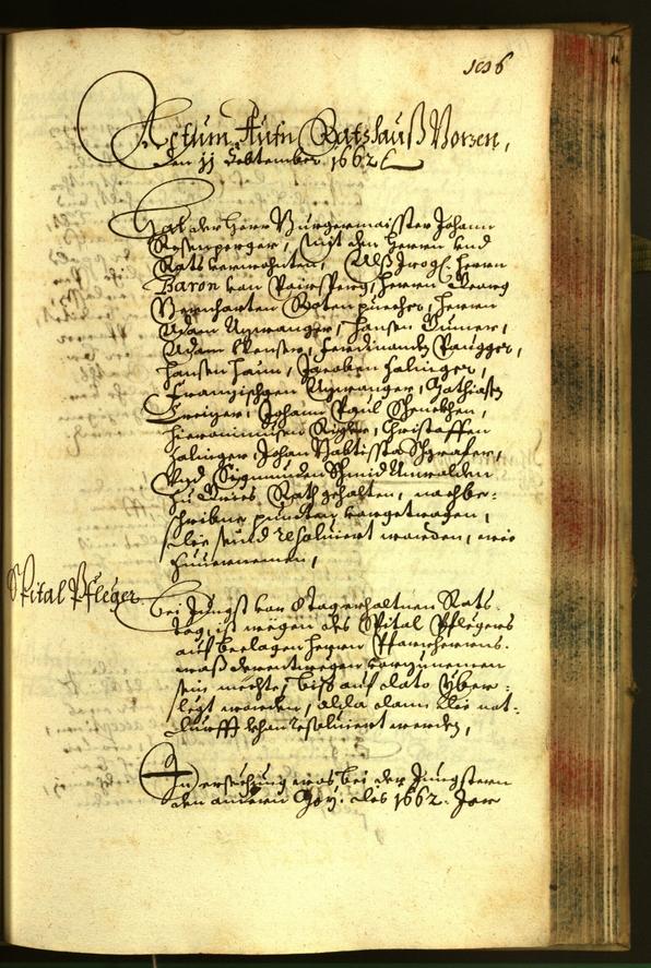 Civic Archives of Bozen-Bolzano - BOhisto Minutes of the council 1662 