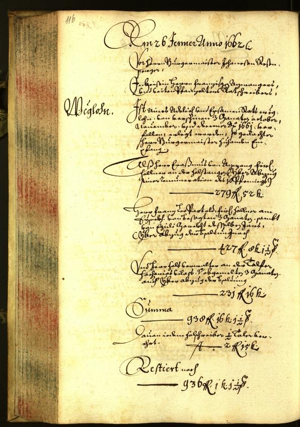 Civic Archives of Bozen-Bolzano - BOhisto Minutes of the council 1662 