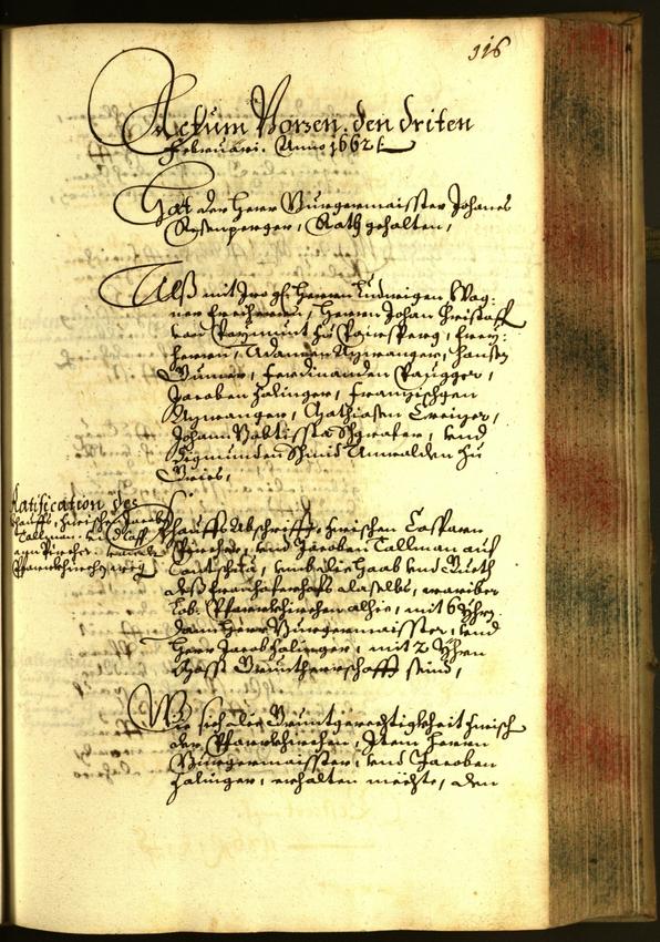 Civic Archives of Bozen-Bolzano - BOhisto Minutes of the council 1662 